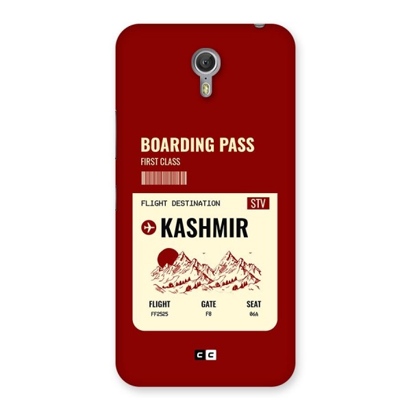 Kashmir Boarding Pass Back Case for Zuk Z1