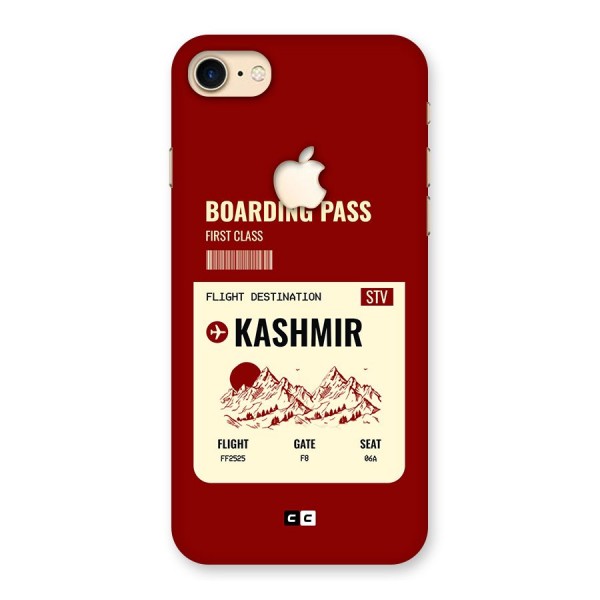 Kashmir Boarding Pass Back Case for iPhone 7 Apple Cut