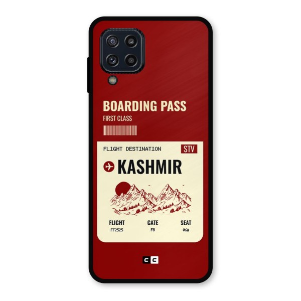 Kashmir Boarding Pass Metal Back Case for Galaxy M32