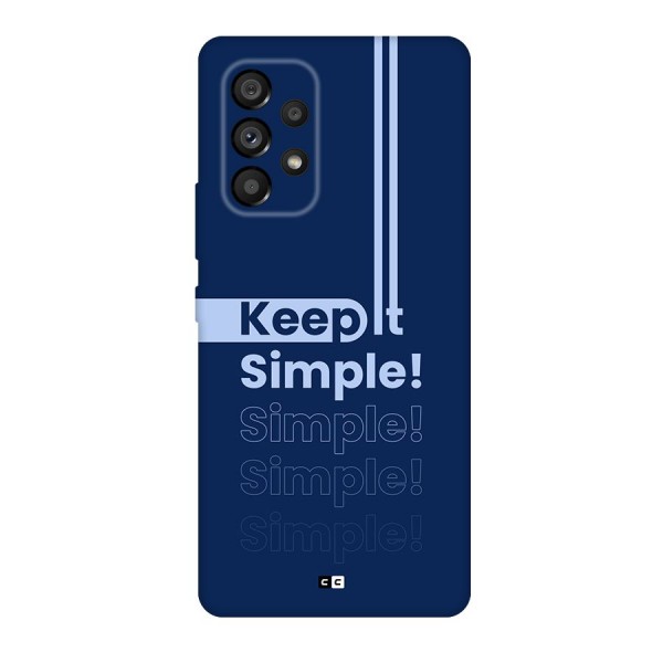 Keep It Simple Back Case for Galaxy A53 5G