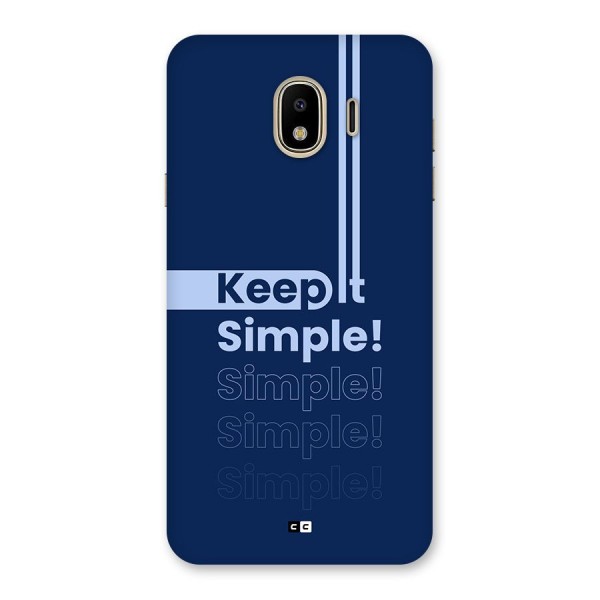 Keep It Simple Back Case for Galaxy J4