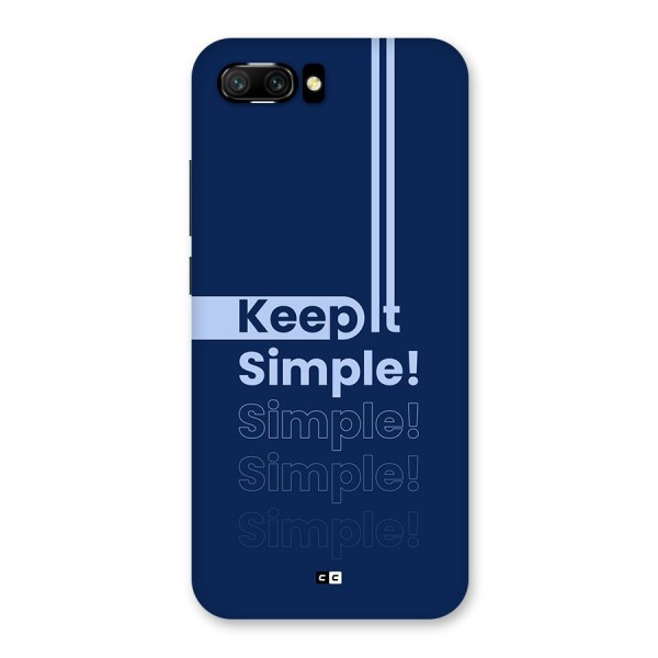 Keep It Simple Back Case for Honor 10