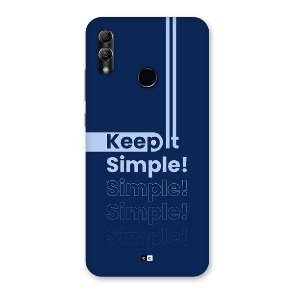 Keep It Simple Back Case for Honor 10 Lite