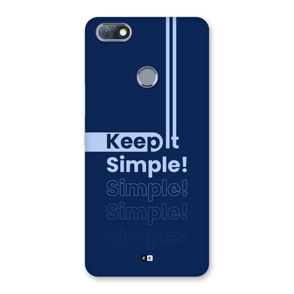 Keep It Simple Back Case for Infinix Note 5