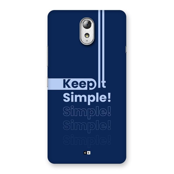Keep It Simple Back Case for Lenovo Vibe P1M