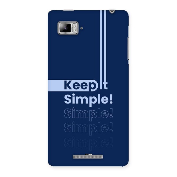 Keep It Simple Back Case for Lenovo Vibe Z K910