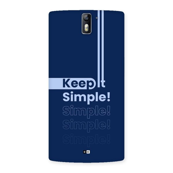 Keep It Simple Back Case for OnePlus One