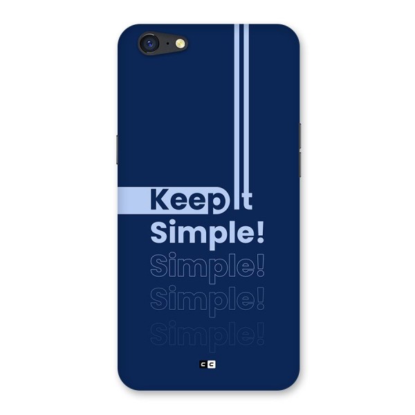 Keep It Simple Back Case for Oppo A71