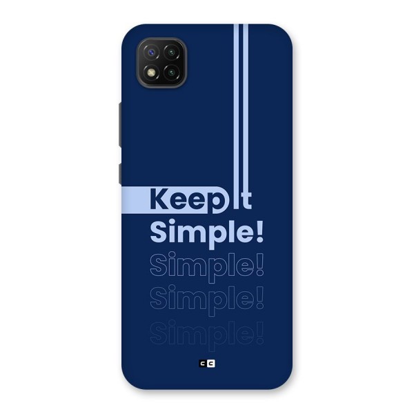 Keep It Simple Back Case for Poco C3