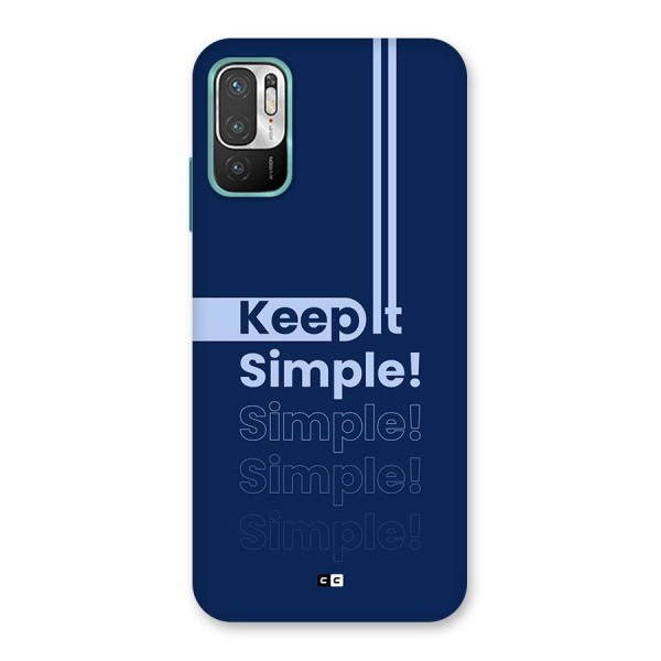 Keep It Simple Back Case for Redmi Note 10T 5G