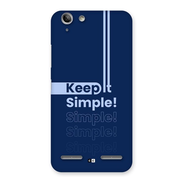Keep It Simple Back Case for Vibe K5 Plus
