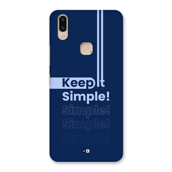 Keep It Simple Back Case for Vivo V9 Youth