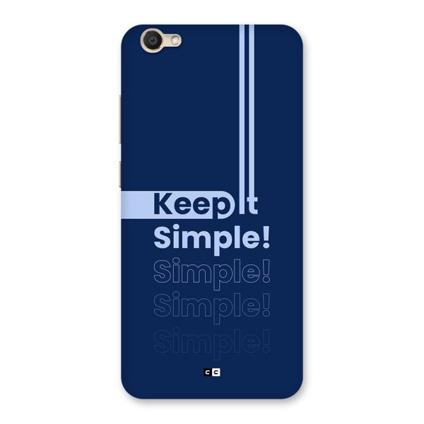 Keep It Simple Back Case for Vivo Y67