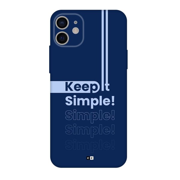 Keep It Simple Back Case for iPhone 11