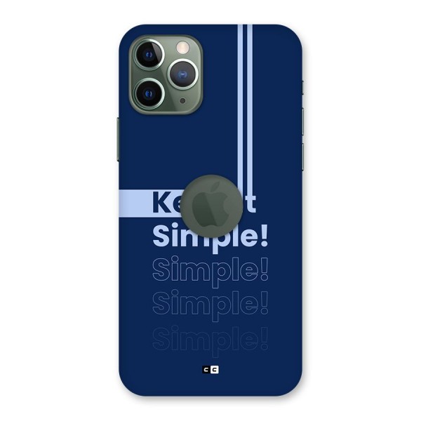 Keep It Simple Back Case for iPhone 11 Pro Logo Cut