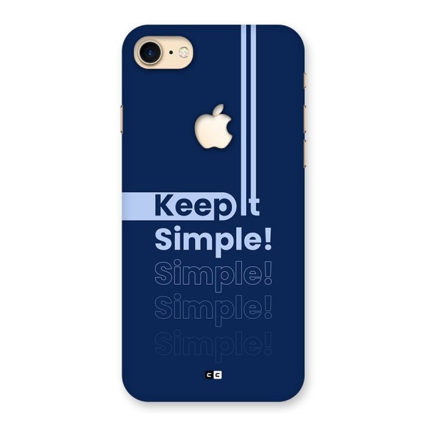 Keep It Simple Back Case for iPhone 7 Apple Cut