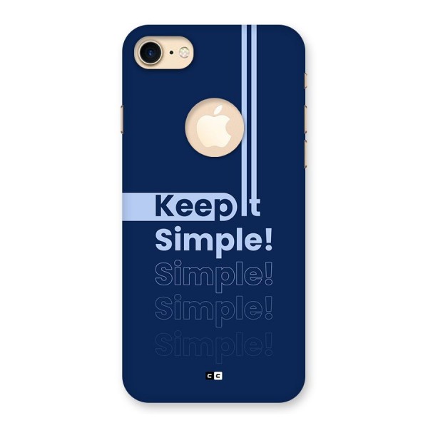 Keep It Simple Back Case for iPhone 7 Logo Cut