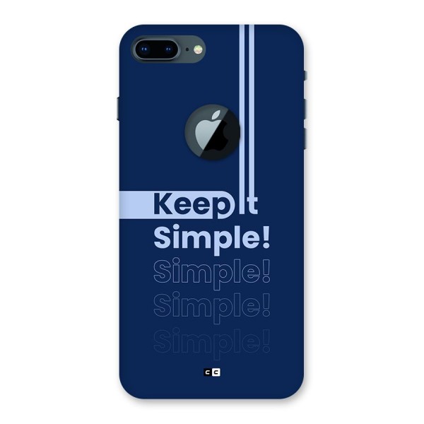Keep It Simple Back Case for iPhone 7 Plus Logo Cut