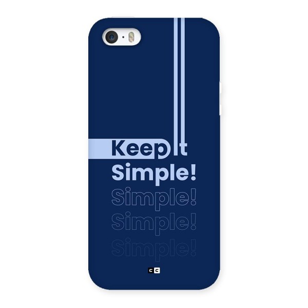 Keep It Simple Back Case for iPhone SE 2016