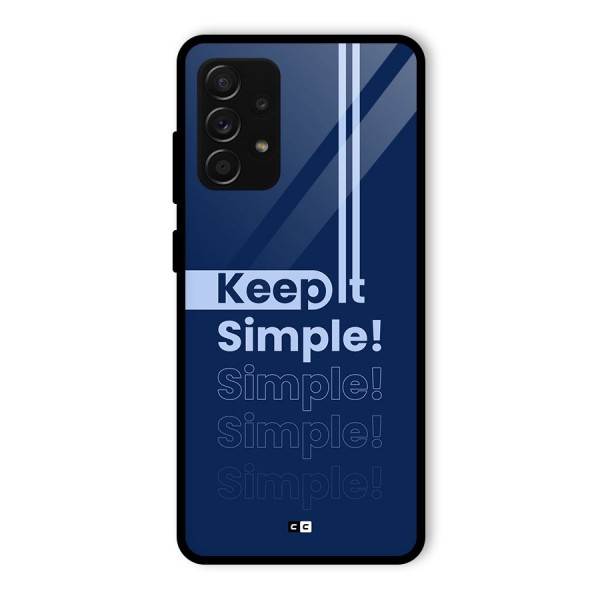 Keep It Simple Glass Back Case for Galaxy A53 5G