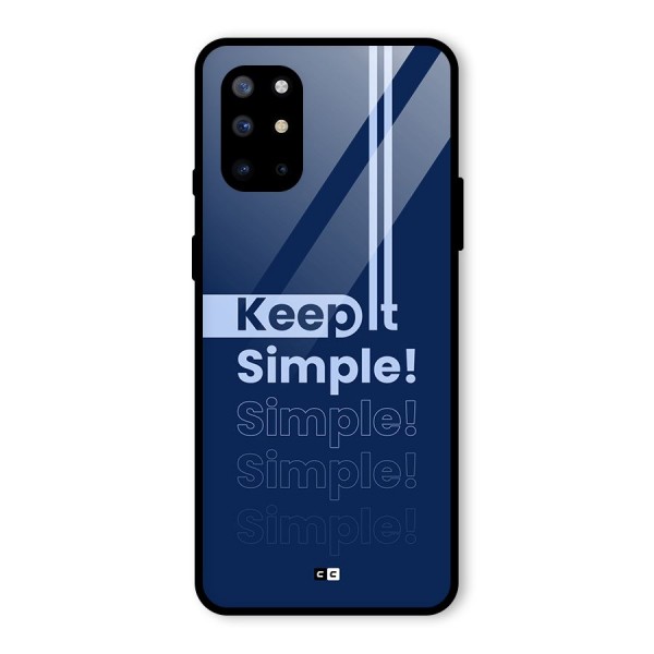 Keep It Simple Glass Back Case for OnePlus 8T