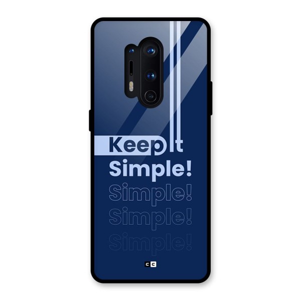 Keep It Simple Glass Back Case for OnePlus 8 Pro