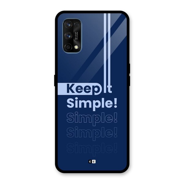 Keep It Simple Glass Back Case for Realme 7 Pro