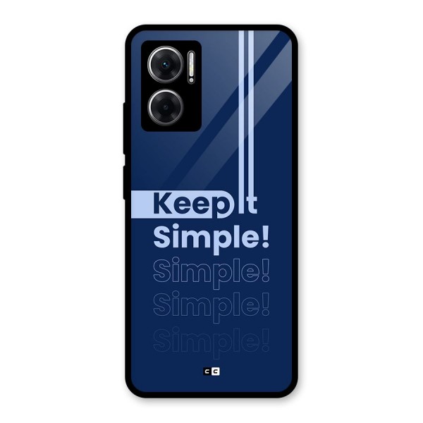 Keep It Simple Glass Back Case for Redmi 11 Prime 5G