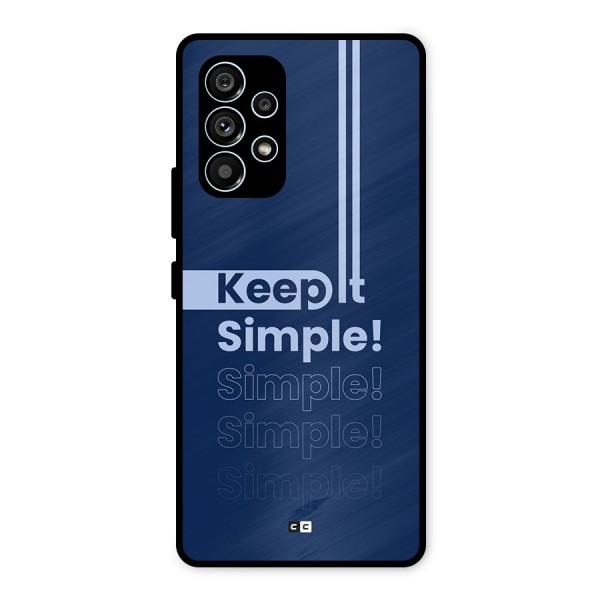 Keep It Simple Metal Back Case for Galaxy A53 5G