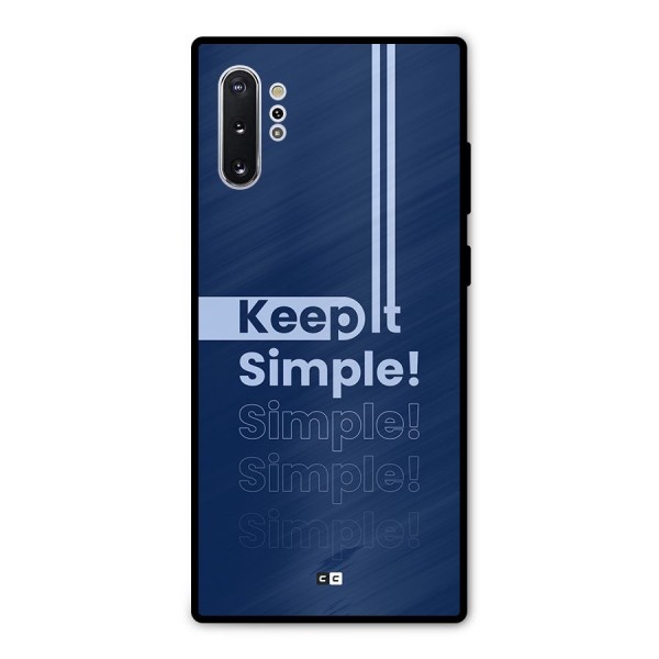 Keep It Simple Metal Back Case for Galaxy Note 10 Plus