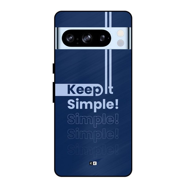 Keep It Simple Metal Back Case for Google Pixel 8 Pro