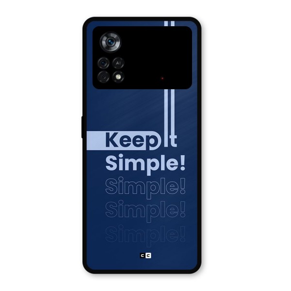 Keep It Simple Metal Back Case for Poco X4 Pro 5G