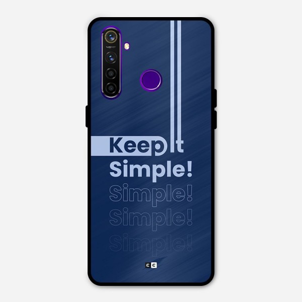 Keep It Simple Metal Back Case for Realme 5 Pro