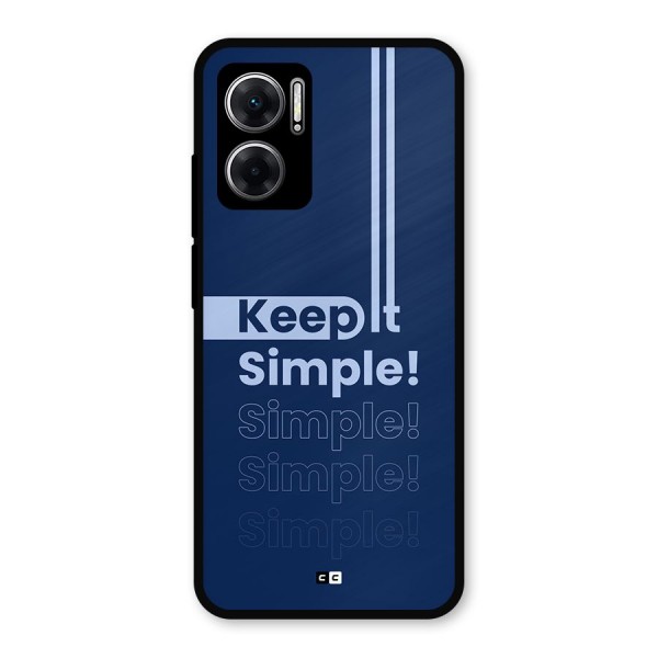 Keep It Simple Metal Back Case for Redmi 11 Prime 5G