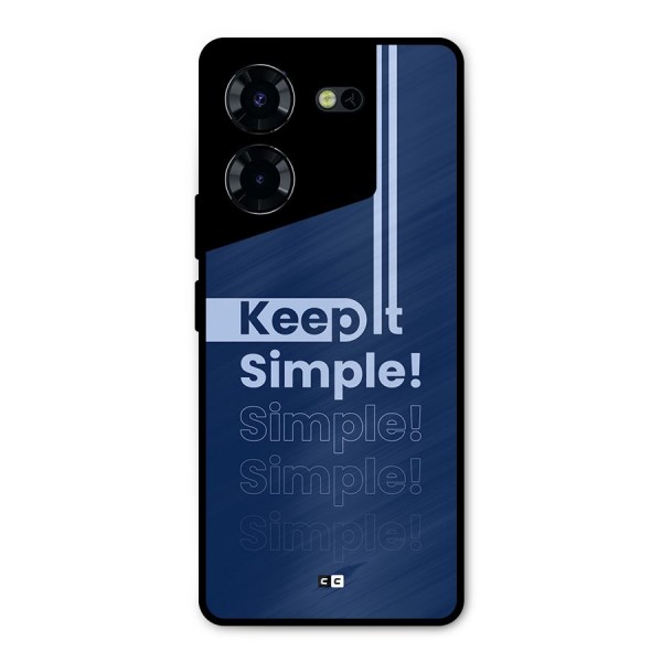 Keep It Simple Metal Back Case for Tecno Pova 5 Pro 5G