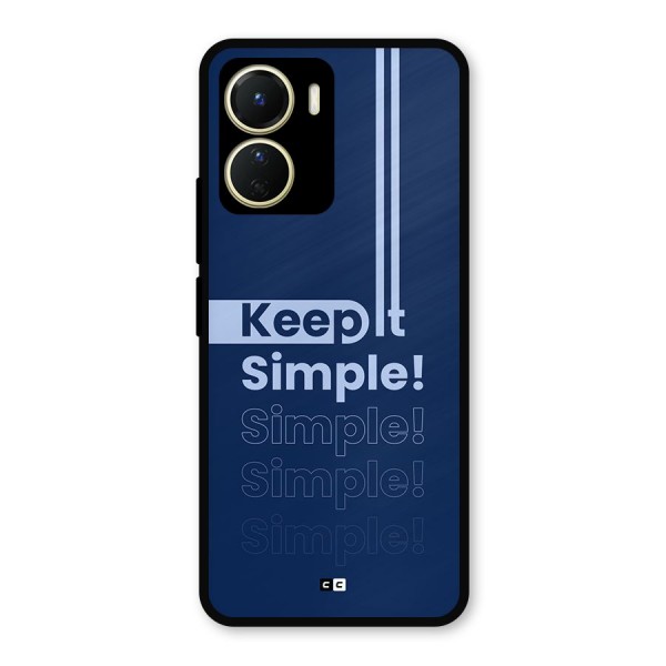 Keep It Simple Metal Back Case for Vivo Y16