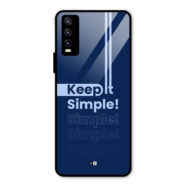 Keep It Simple Metal Back Case for Vivo Y20t