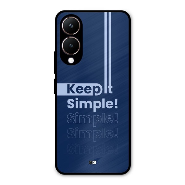 Keep It Simple Metal Back Case for Vivo Y28
