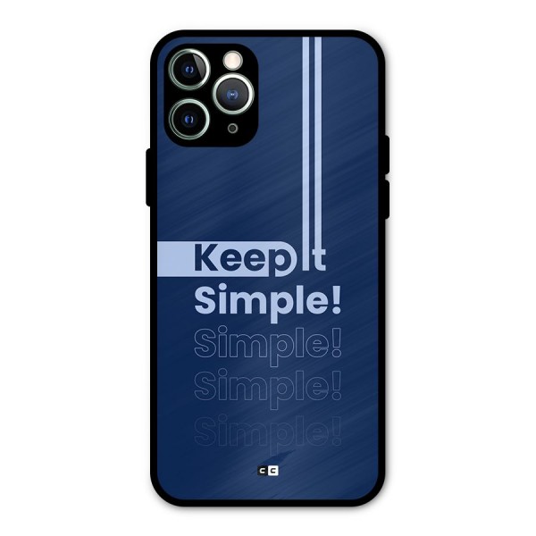Keep It Simple Metal Back Case for iPhone 11 Pro Max