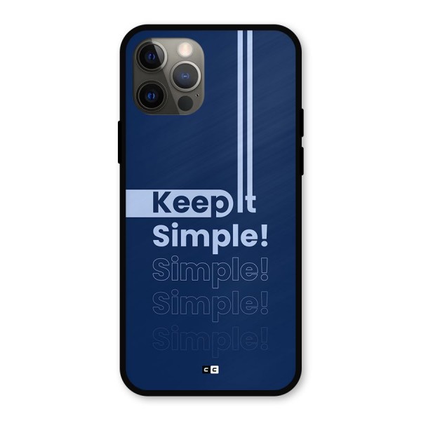 Keep It Simple Metal Back Case for iPhone 12 Pro