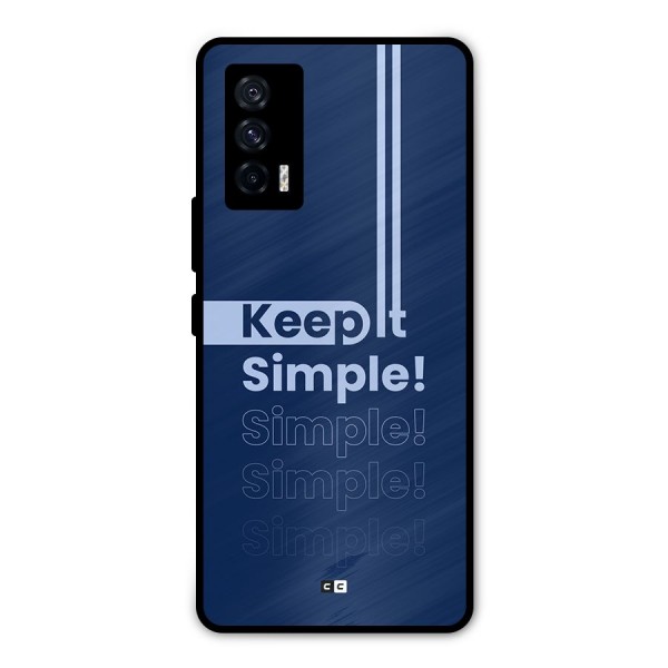 Keep It Simple Metal Back Case for iQOO 7 5G