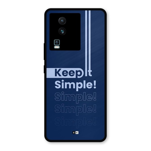 Keep It Simple Metal Back Case for iQOO Neo 7 Pro