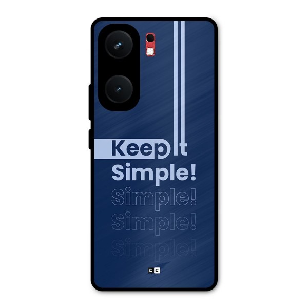 Keep It Simple Metal Back Case for iQOO Neo 9 Pro