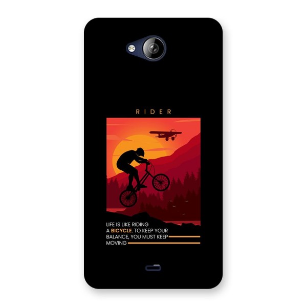Keep Moving Rider Back Case for Canvas Play Q355