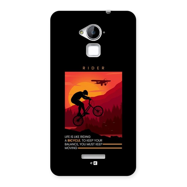 Keep Moving Rider Back Case for Coolpad Note 3