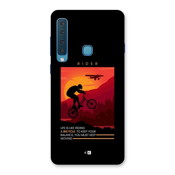 Keep Moving Rider Back Case for Galaxy A9 (2018)
