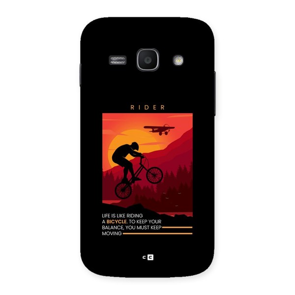 Keep Moving Rider Back Case for Galaxy Ace3