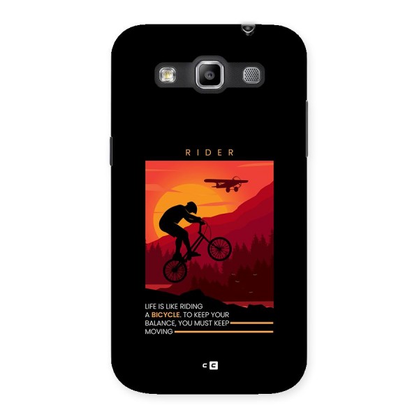 Keep Moving Rider Back Case for Galaxy Grand Quattro