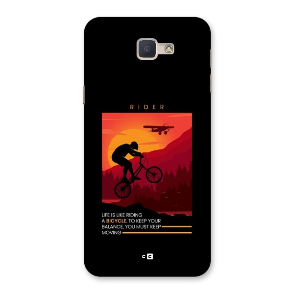 Keep Moving Rider Back Case for Galaxy J5 Prime