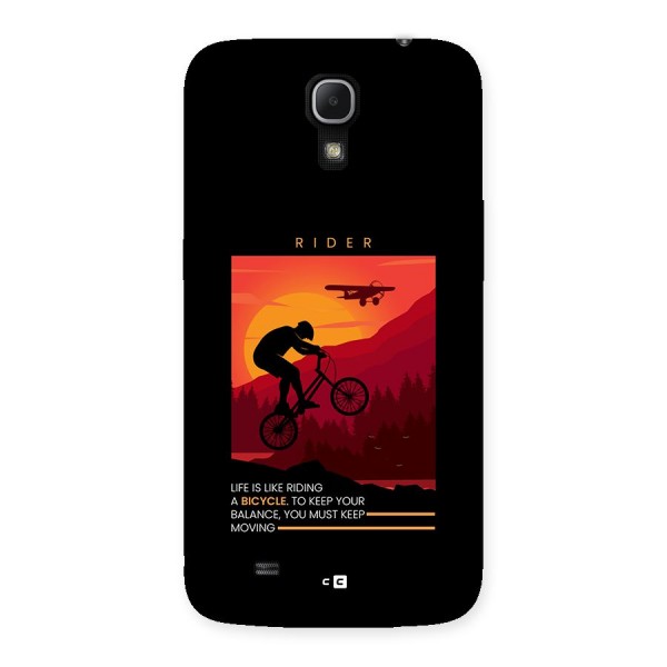 Keep Moving Rider Back Case for Galaxy Mega 6.3